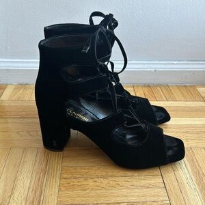 Yves Saint Laurent Velvet Heels